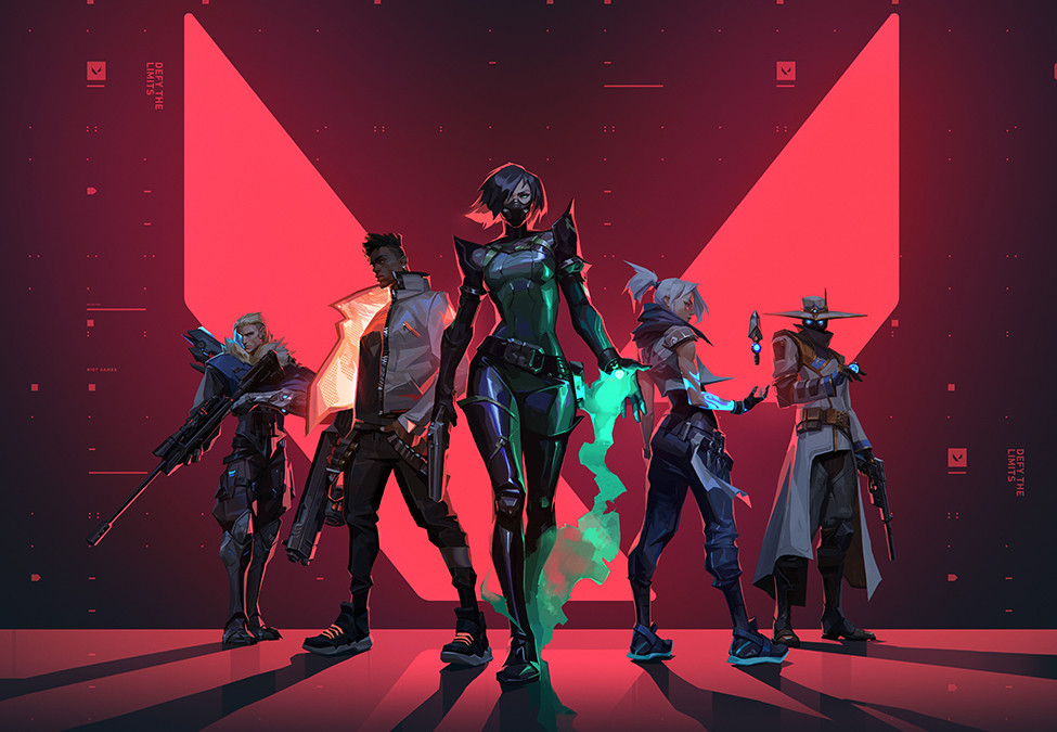 Picture of the characters in PC game Valorant